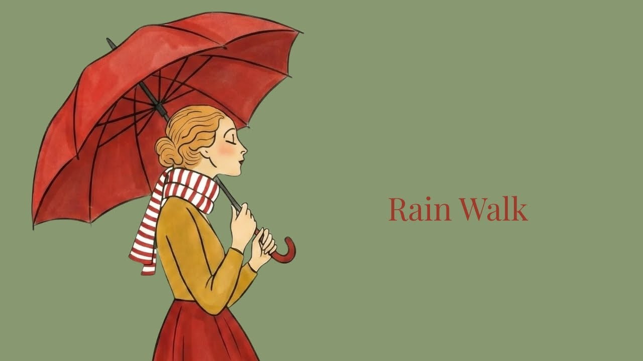 Soft Jazz & Piano - A Quiet Walk in the Rain