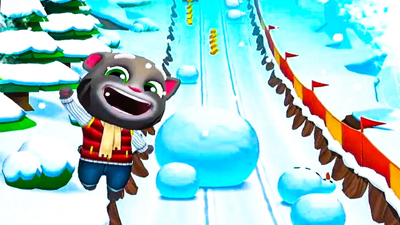 Talking Tom Gold Run - Tom's Snow Ride | Samsung Galaxy S5 HDMI Out Test
