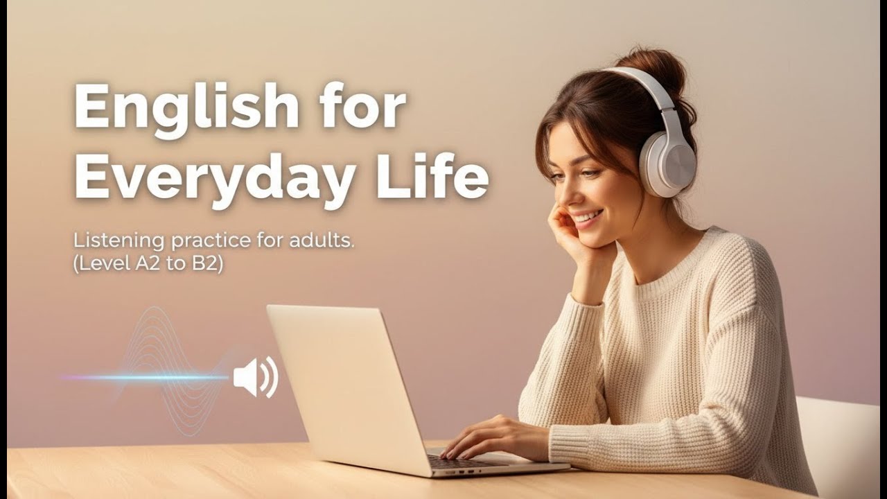 English for Everyday Life | Listening Practice for Adults (A2–B2)