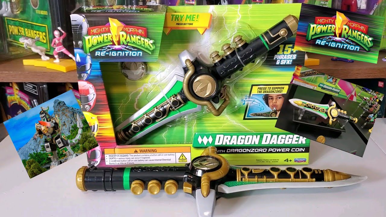 Power Rangers Reignition Dragon Dagger review from Playmates 
