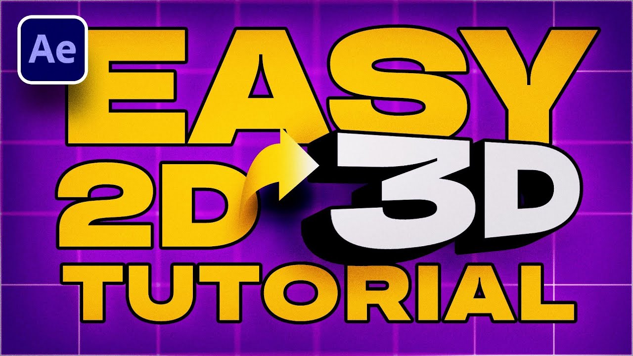 Easy 2D to 3D In After Effects!