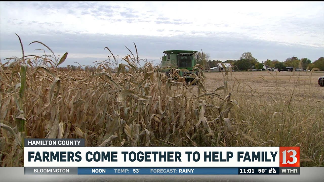 Farmers help family