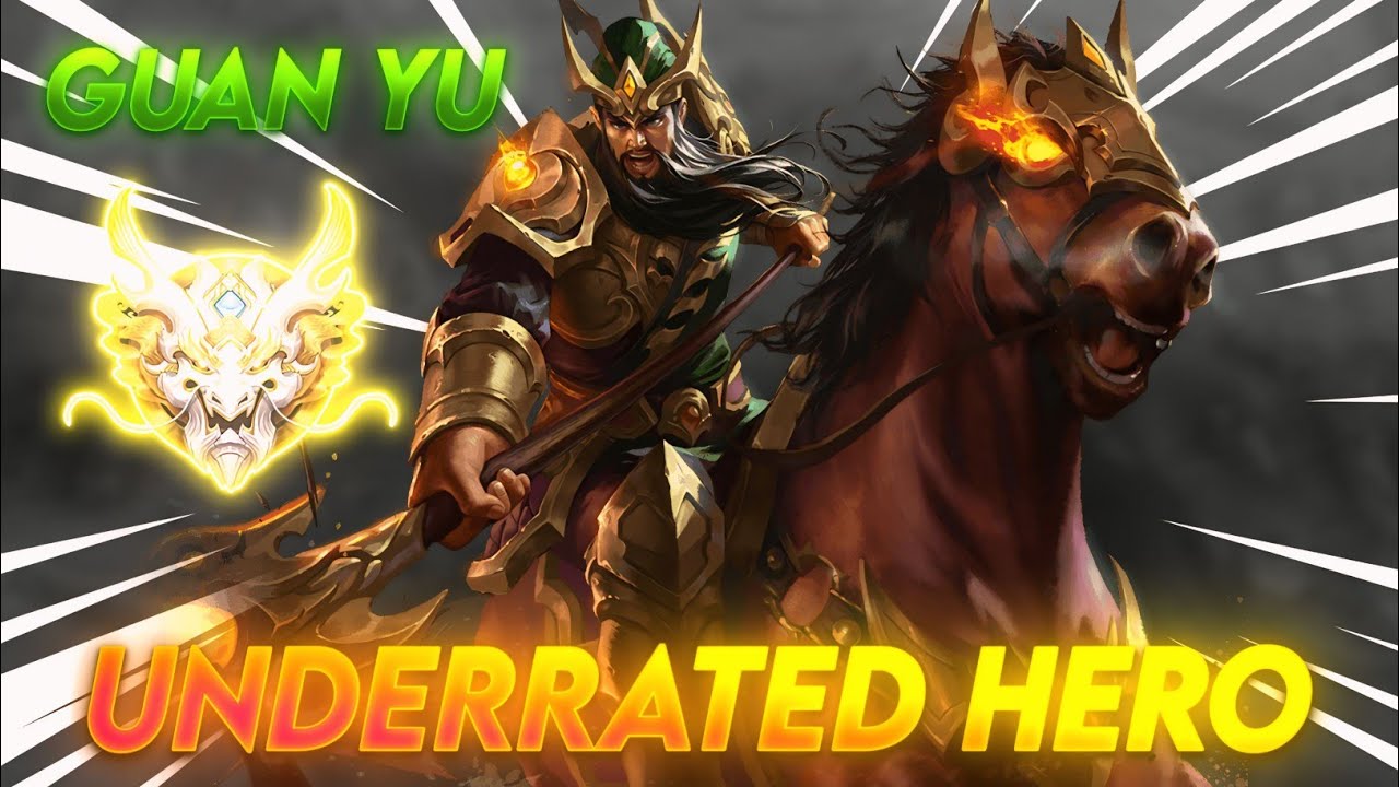 THIS HERO(GUAN YU) IS TOO UNDERRATED IN RANKED BUT HE IS ACTUALLY GOOD! | HONOR OF KINGS