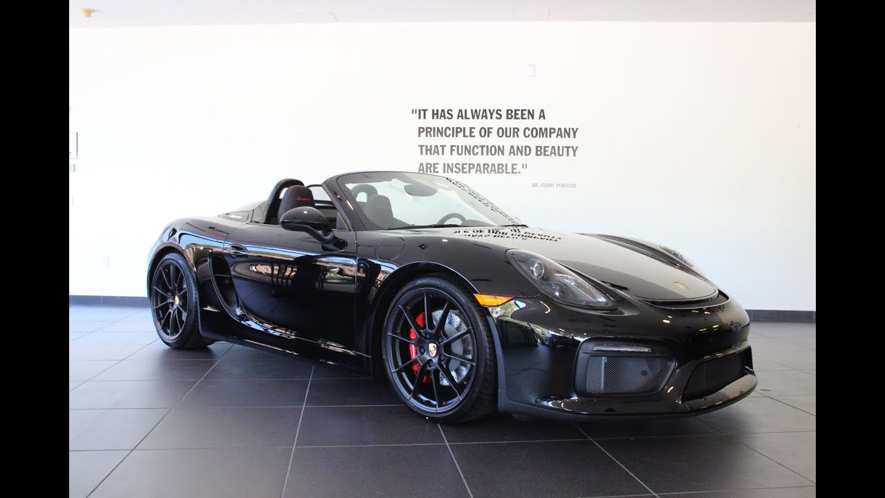 2016 Porsche Boxster Spyder (Exhaust Sound) @ New Country Porsche Greenwich