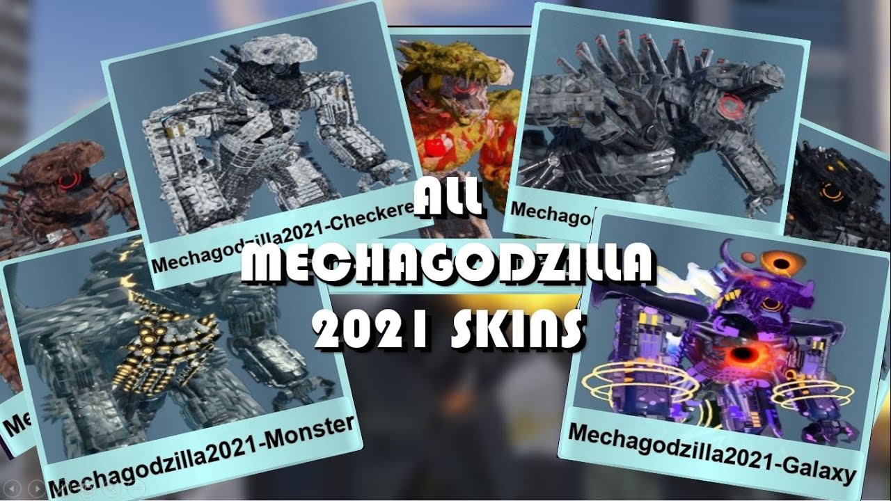 All MECHAGODZILLA 2021 SKINS in Project Kaiju 4.0