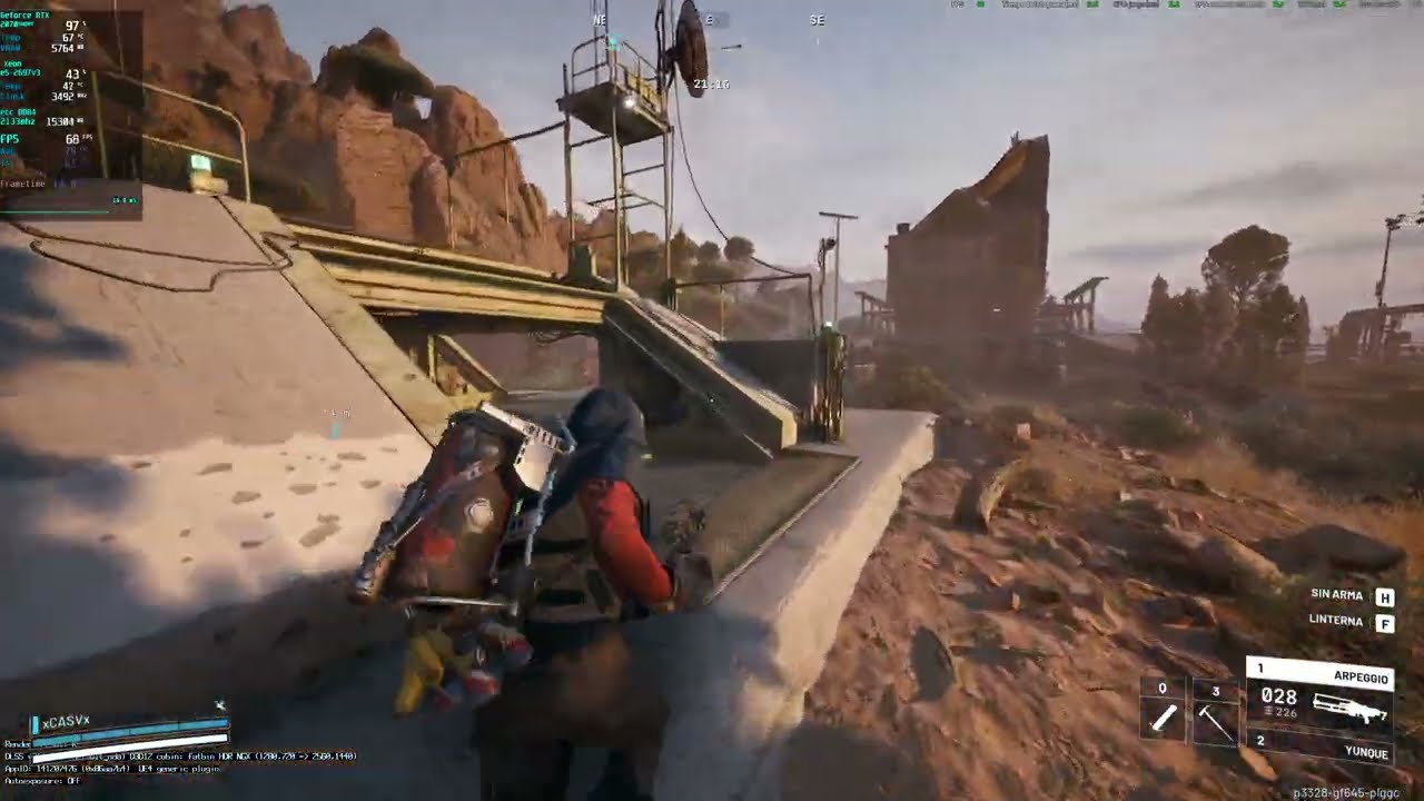 ARC Raiders - RTX2070super - 1440p - High Settings  -  Campos de Batalla de la Presa