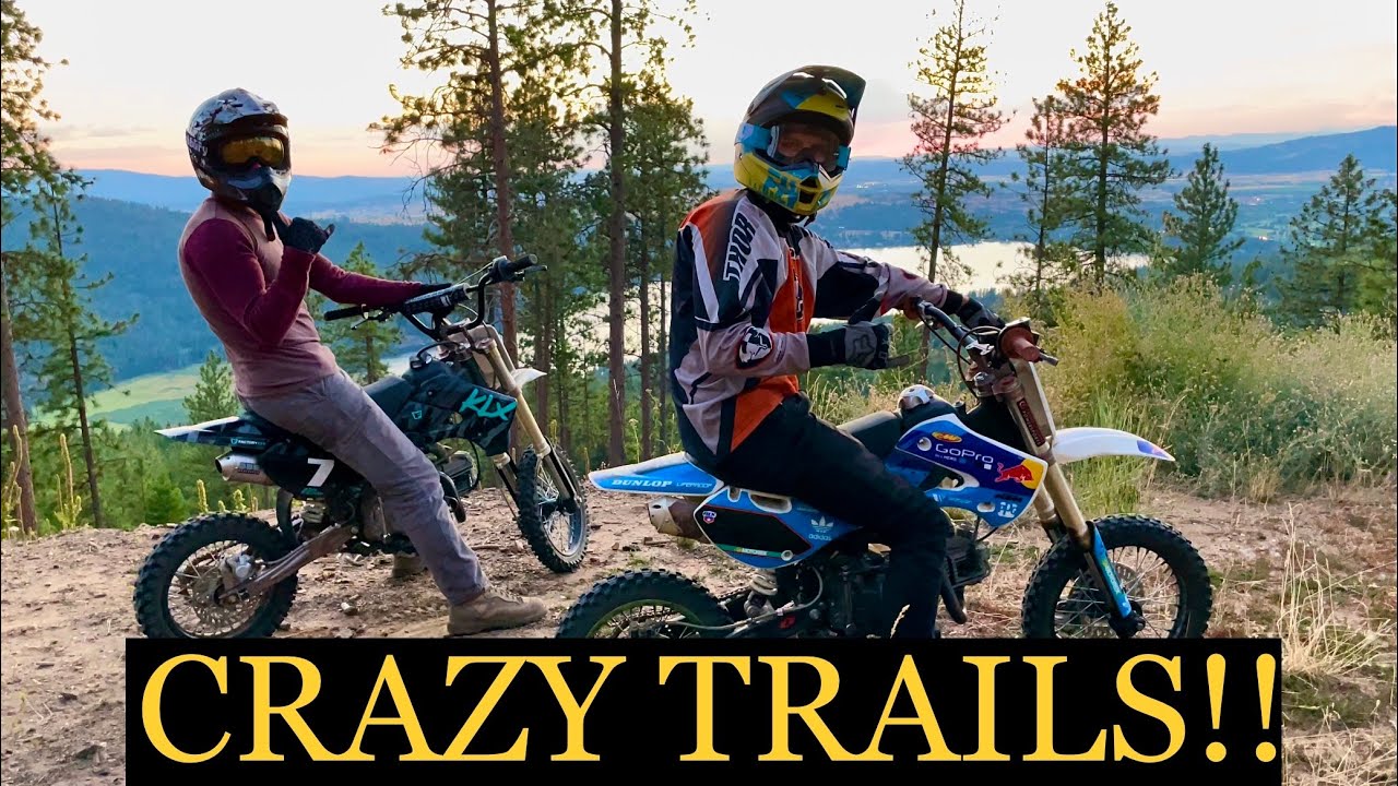 Crazy Pit Bike Trails with the Boys! | Pit Bike Adventures