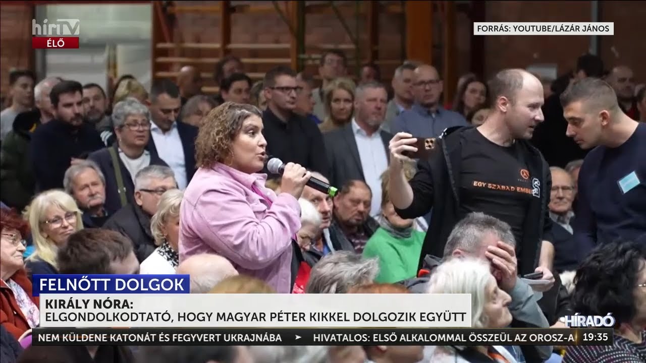 Király Nóra: Elgondolkodtató, hogy Magyar Péter kikkel dolgozik együtt - HírTV