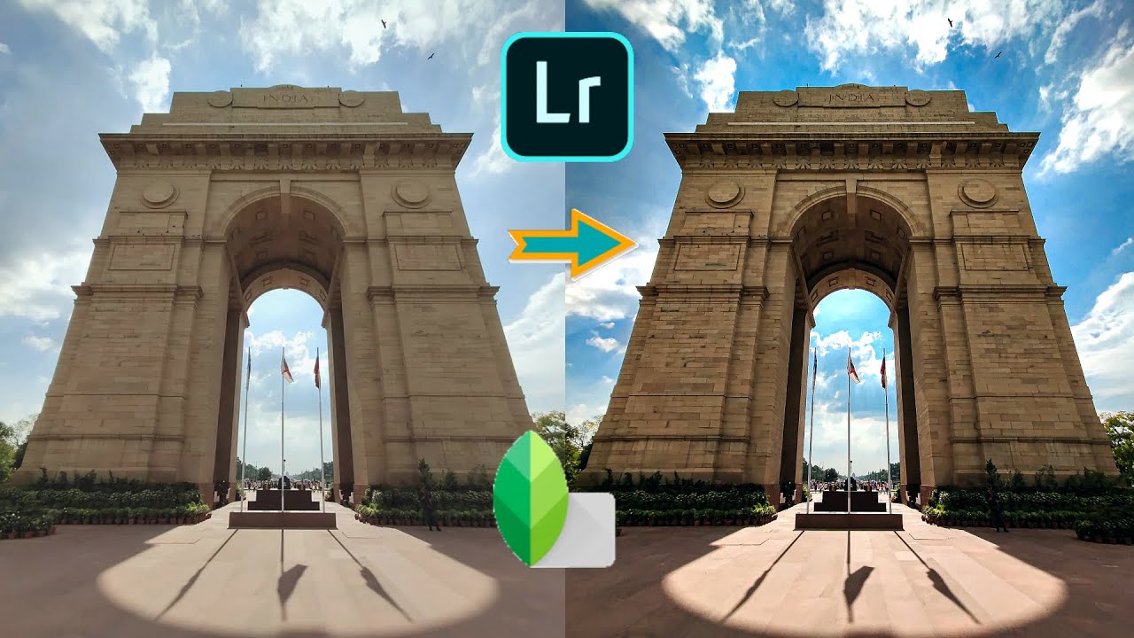 Mobile Photo Editing in LIGHTROOM & SNAPSEED app for AMAZING Result