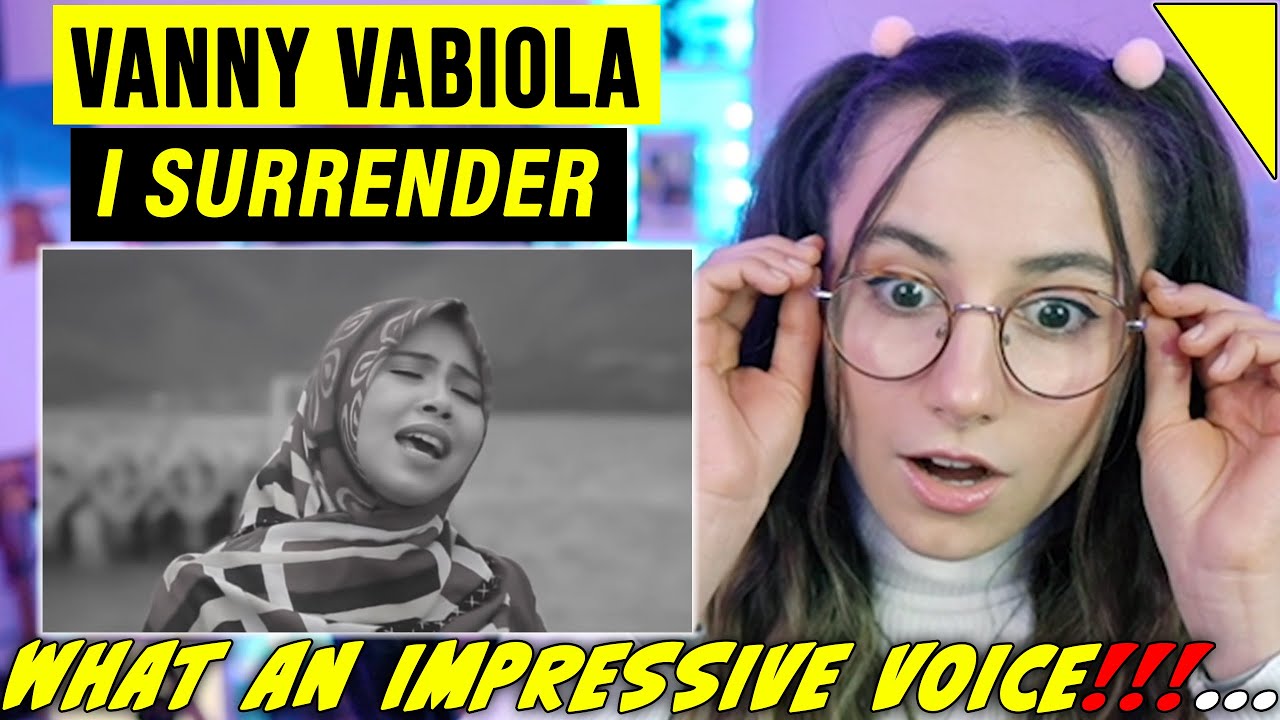 VANNY VABIOLA - CÉLINE DION -  SURRENDER (Cover) - Singer Reacts + Analysis