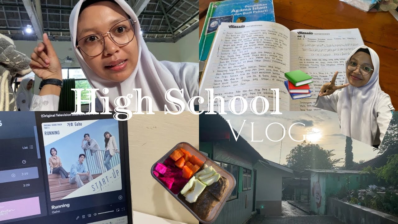 High School Vlog | vlog anak SMA 📚🇮🇩| grwm🚿 etc.