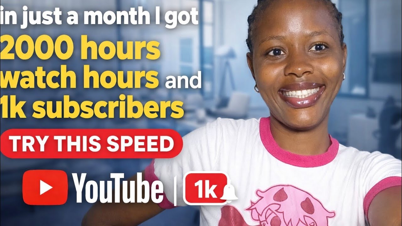 I got my 1k subscribers and 2000 watch hours in a month 