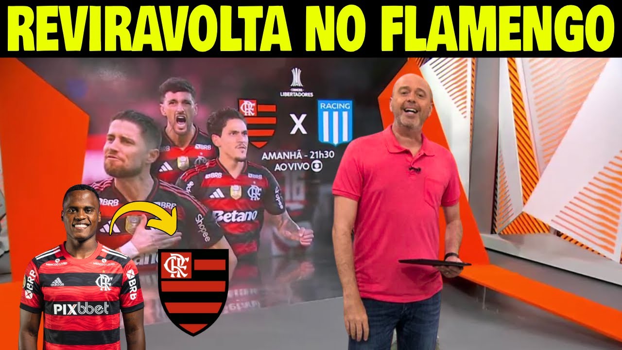 GLOBO ESPORTE FLAMENGO - CRAQUE CONFIRMADO NO TIME TITULAR - A NA&Ccedil;&Atilde;O FICOU SURPRESA COM DECIS&Atilde;O.