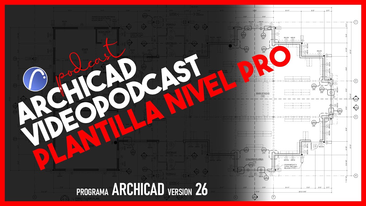 🔴 ArchiCAD - Plantilla desde cero!! Cap. 01