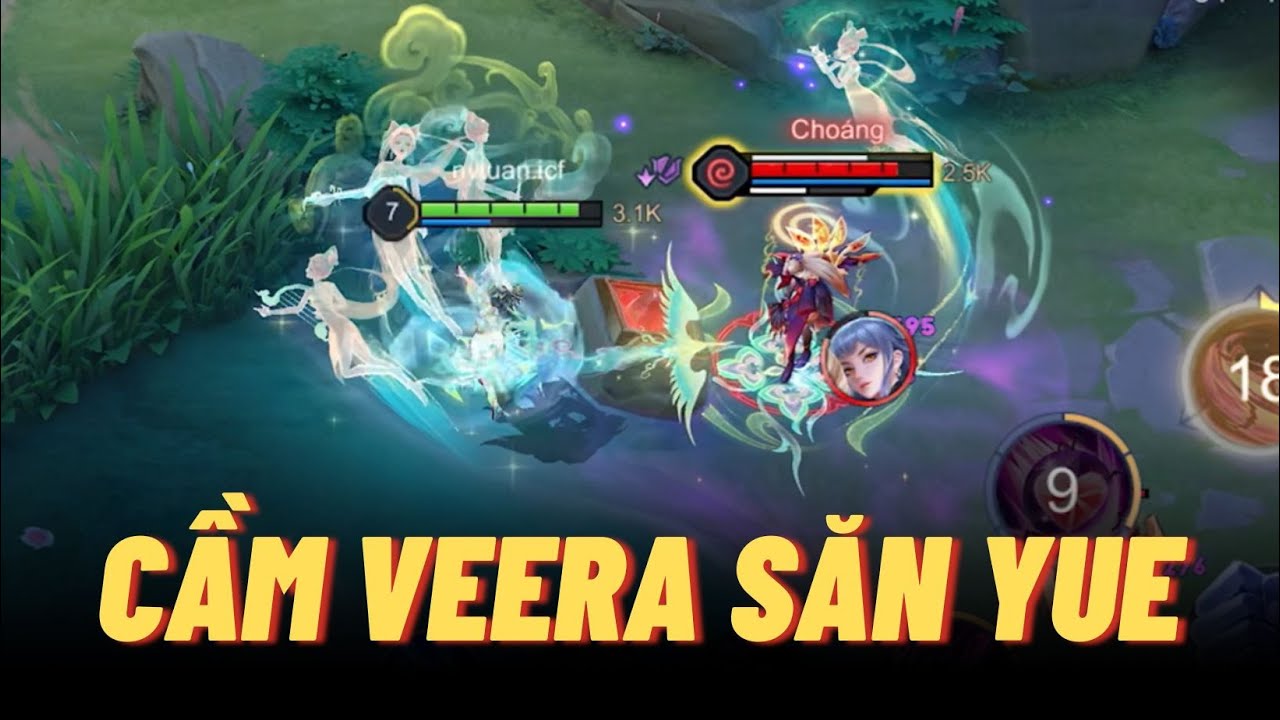 Icyfoxx cầm Veera đi săn gần chục mạng Yue - gặp là hôn, hôn là lên bảng | Liên quân mobile
