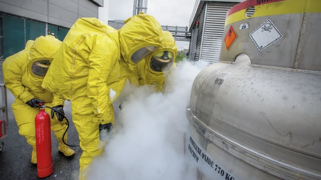 Únik ethylenoxidu v areálu Mölnlycke byl námětem taktického cvičení hasičů, 19.10.2022
