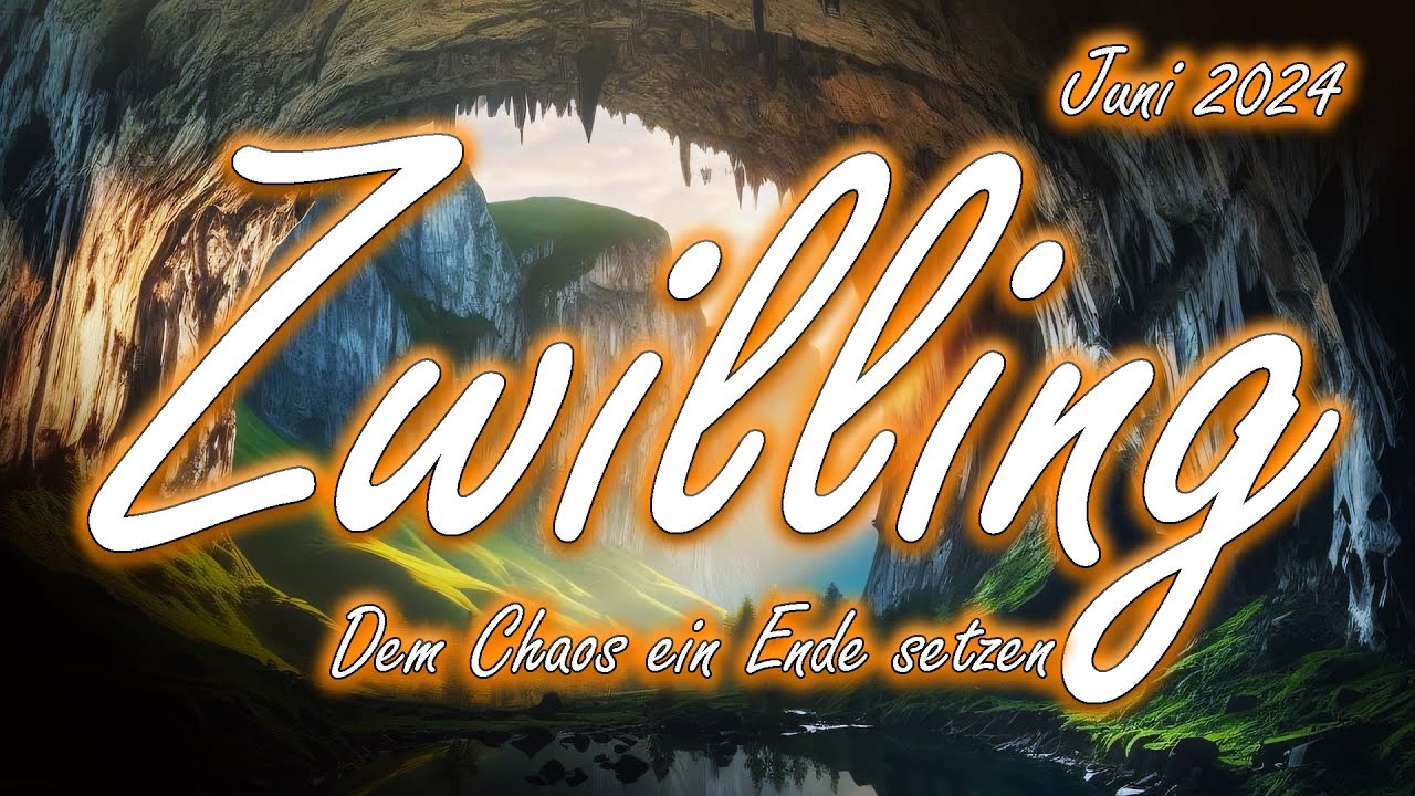 Zwilling/Gemini Juni 2024 : Dem Chaos ein Ende setzen 🧐