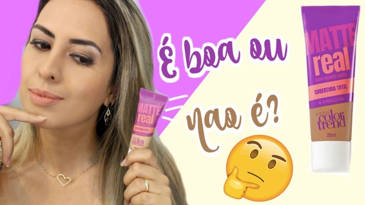 TESTEI: Base  Avon Matte Real | É BOA OU NÃO É?