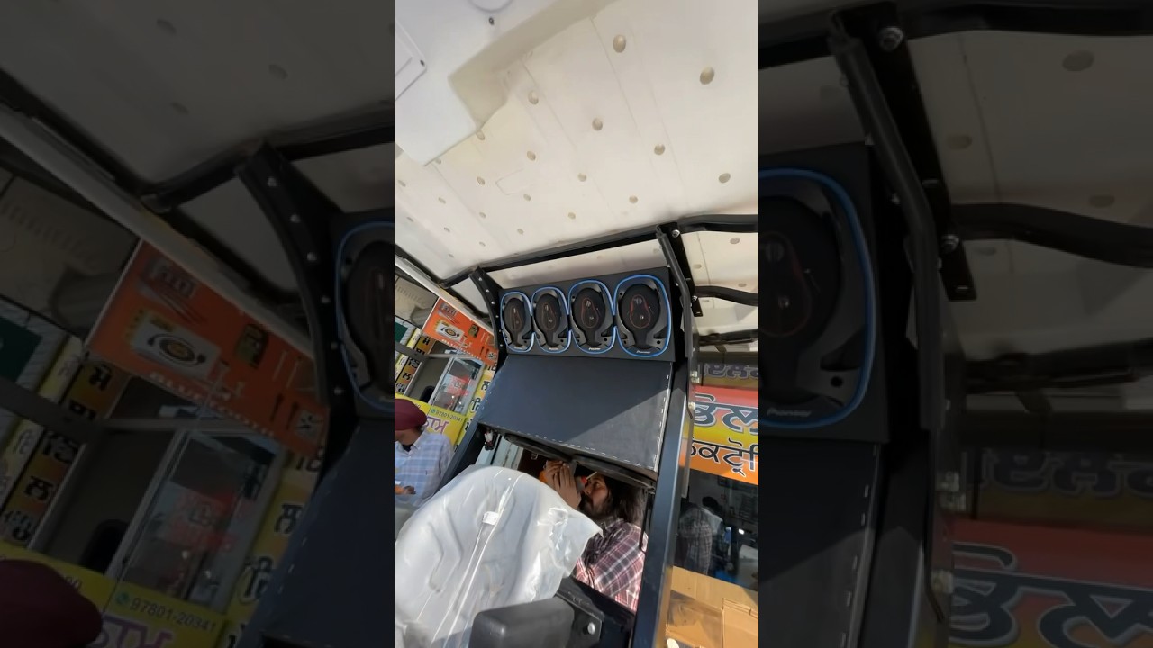 2 woofer 4 oval music system#3630 #tractor #farming #newholland