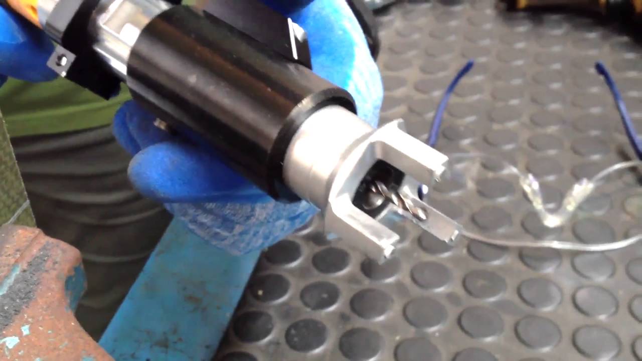 A P Tools Ltd - Atlas Copco Controlled Feed hand held drill test in CFRP