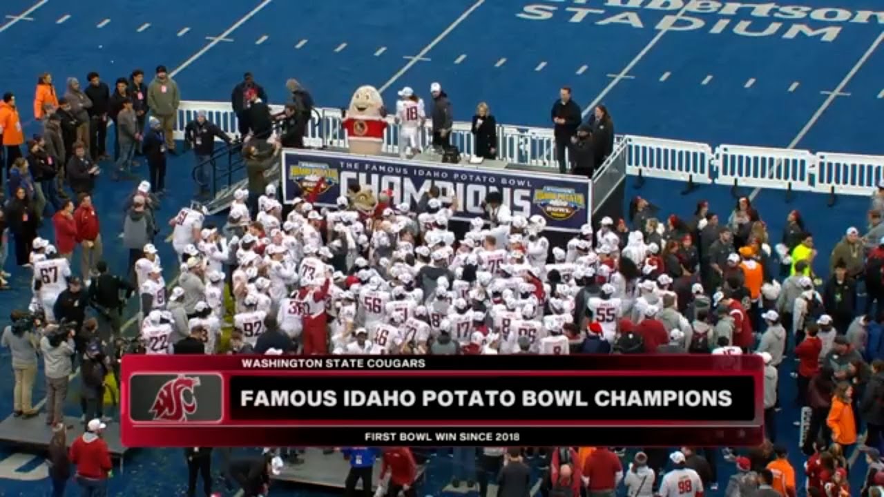 WSU Football: Famous Idaho Potato Bowl Trophy Presentation | 12/22/25