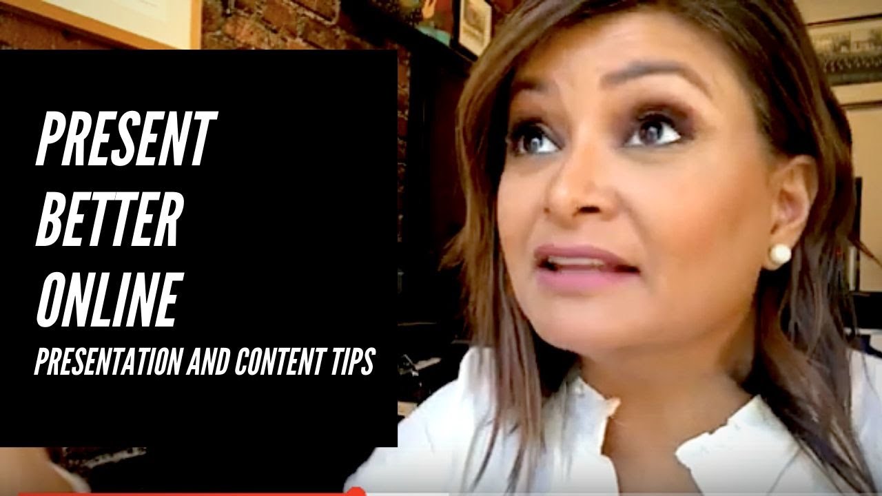 How To Give An Online Presentation | Tips For Online Presentations | Presenting Online
