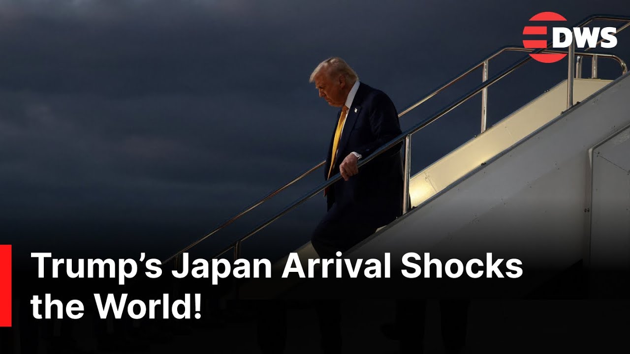 HISTORIC ARRIVAL: Donald Trump Lnads in Japan After ASEAN Summit | DWS News | AC1Z