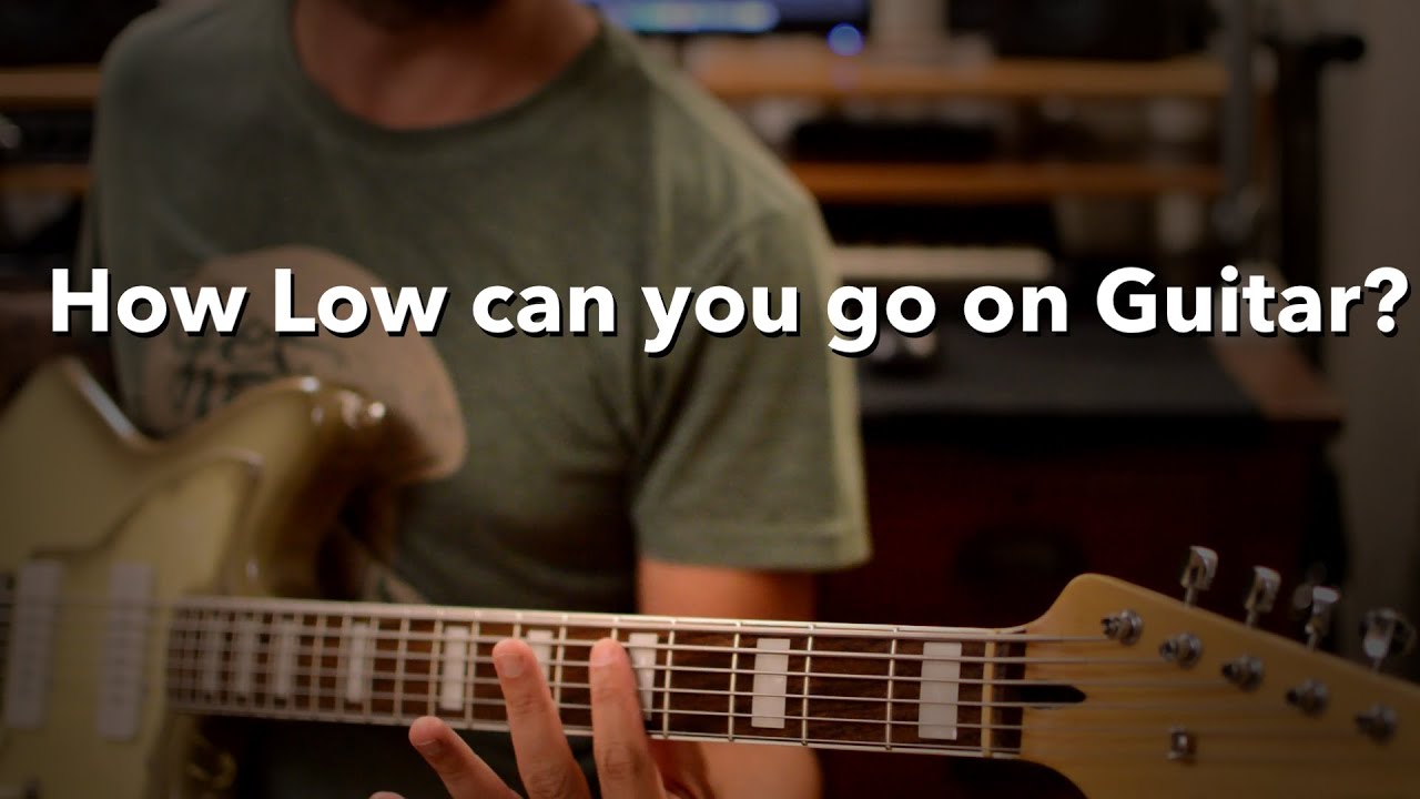 How Low Can You Go On Guitar? - Newtone Axiom Bass VI Strings