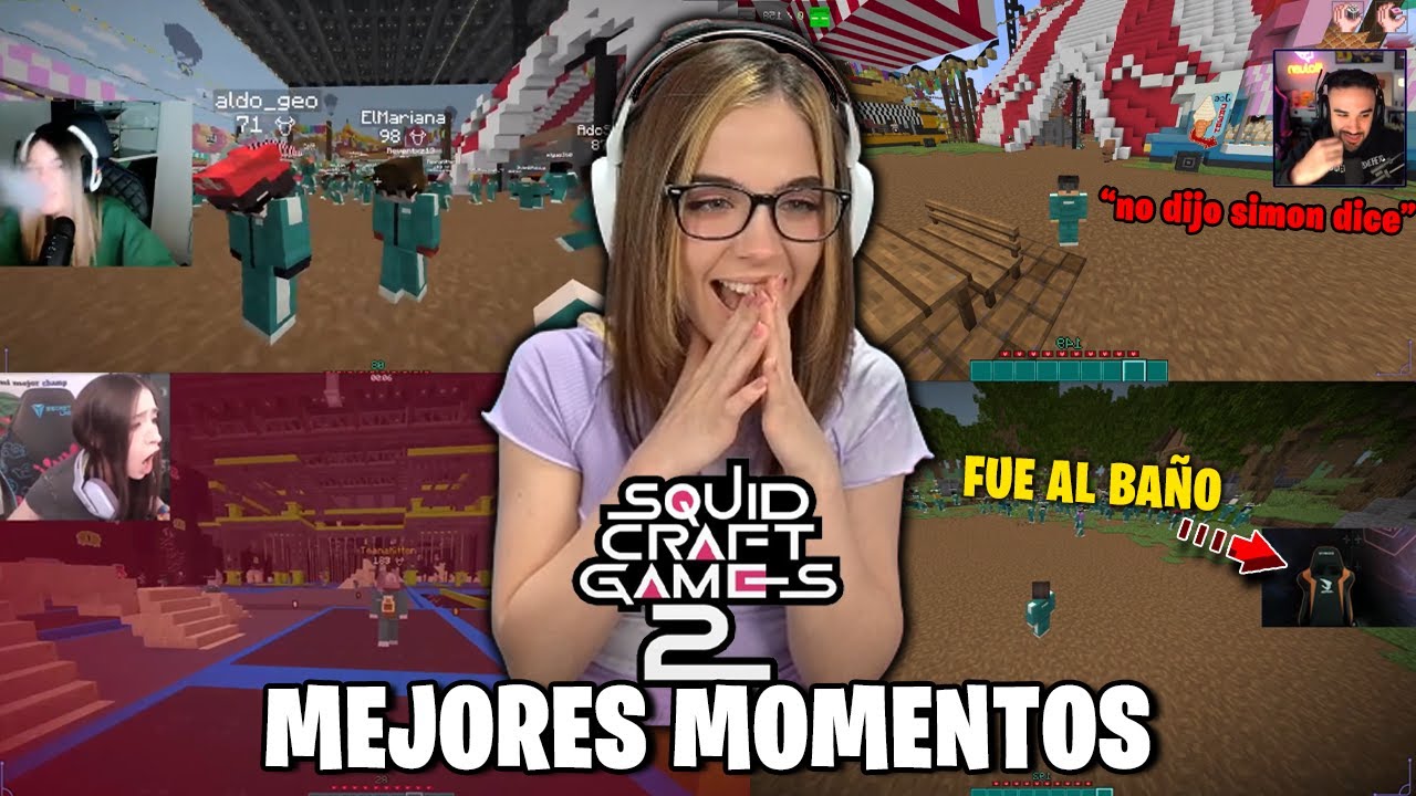 MEJORES MOMENTOS de SquidCraft 2 (Dia 1 y 2) - Staryuuki