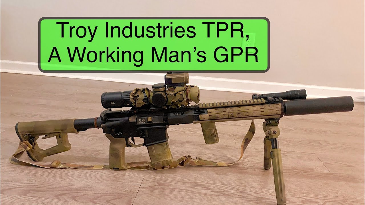 Верхняя часть ствольной коробки Troy Industries 14,5” TPR и глушитель TPRS / система GPR