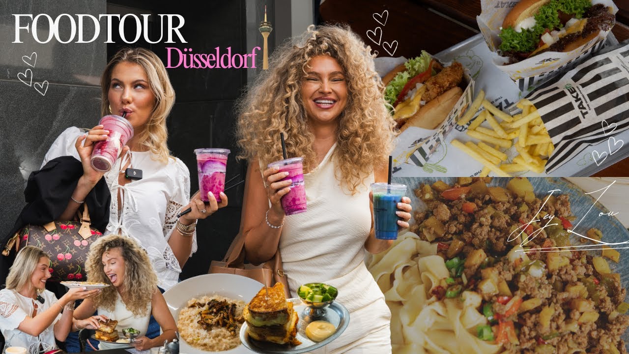 Brunch, Smoothies & Burger in Düsseldorf 🤤 | JeyLou Foodtour