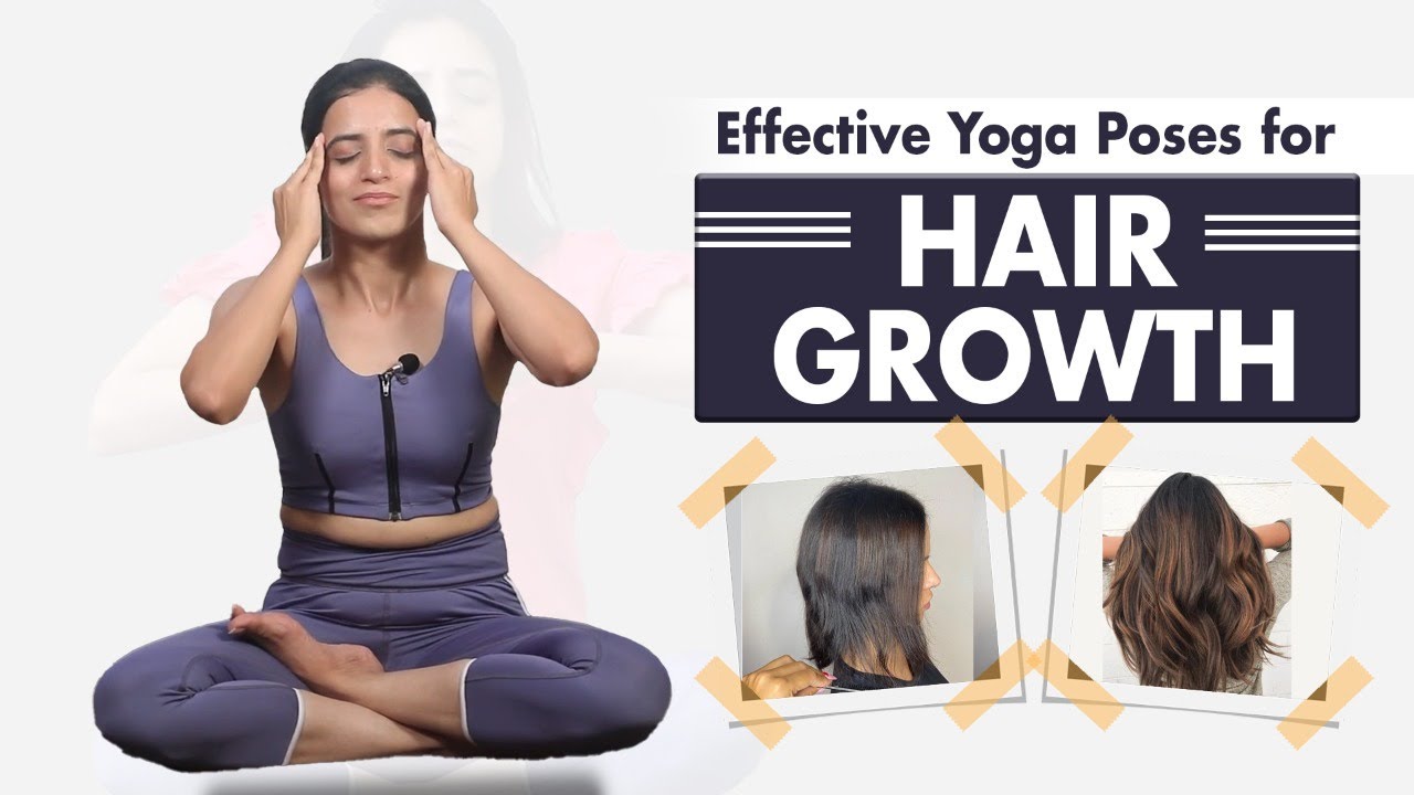 6 Effective Yoga Poses For Thick Hair Growth || Yoga To Prevent Hair Loss || Mansi Gulati Yoga Guru