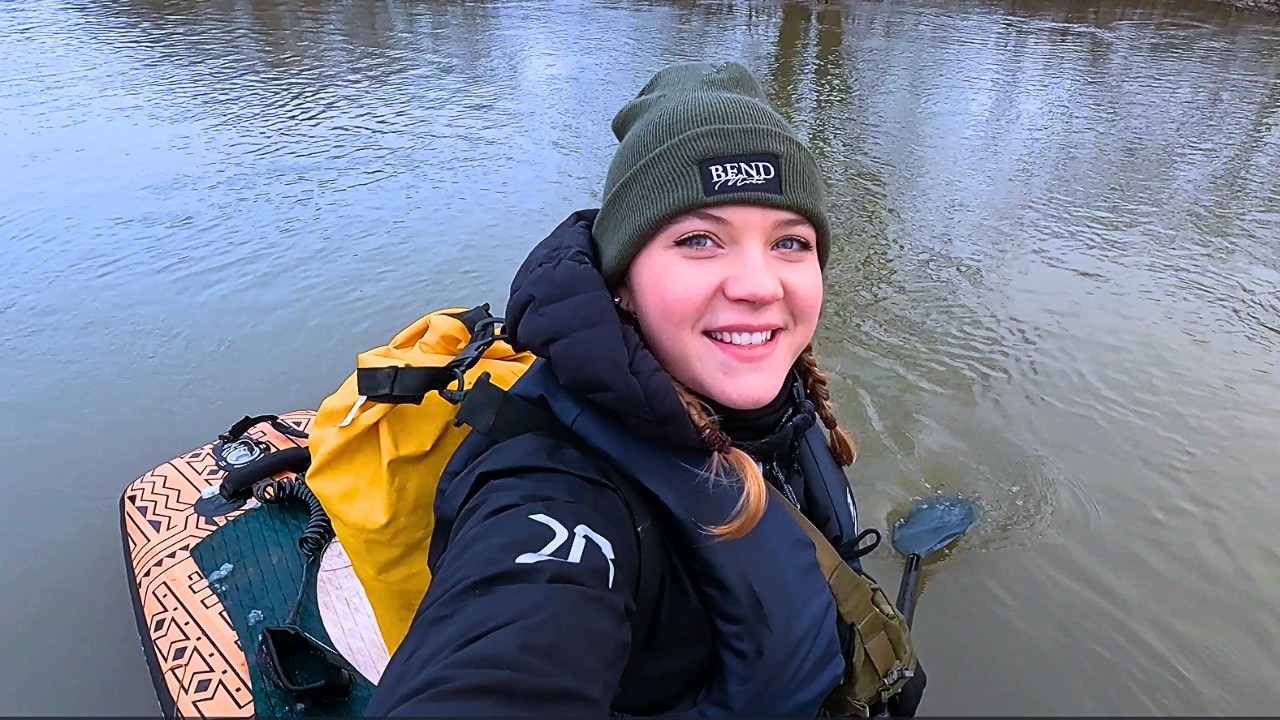 24h SUP-Tour mit Overnight😯 bei -3 Grad auf dem Fluss unterwegs