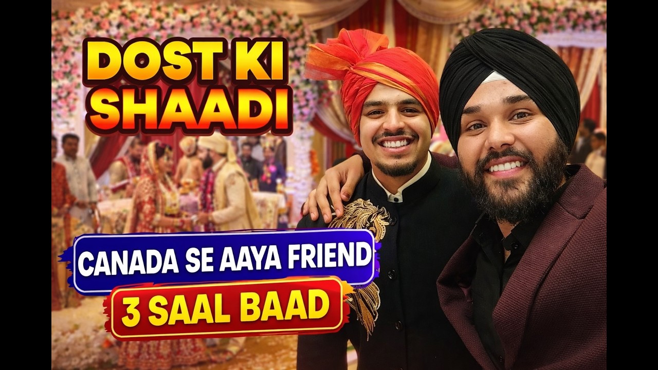 DOST KI SHAADI 🤣🤣🤣  3 SAAL BAAD AYA DOST🤣🤣🤣.....BY JAGMEET SINGH