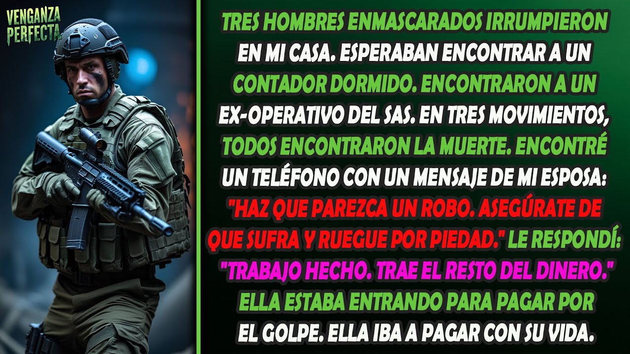 Mi esposa contrató a sicarios para matarme mientras dormía. Se olvidó de quién era yo.