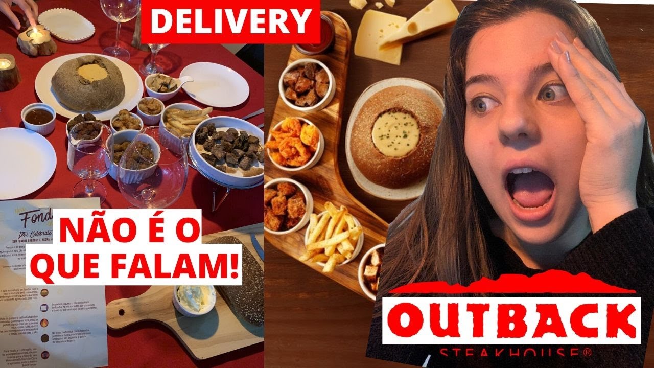 DELIVERY do NOVO FUNDUE do OUTBACK, vale a pena? Vale o preço?
