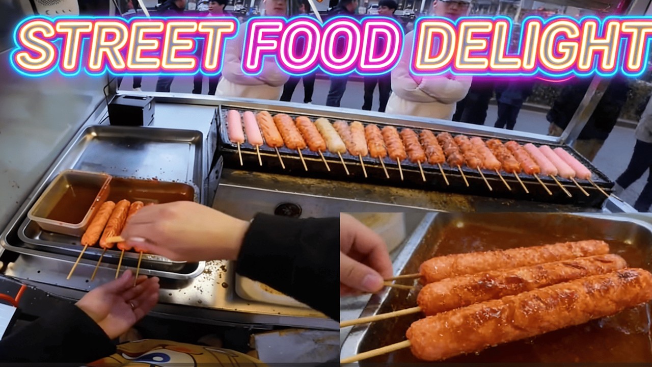 Tasty Grilled Chicken Sausages, Golden & Crispy – 500 Sold Daily at Street Stall
