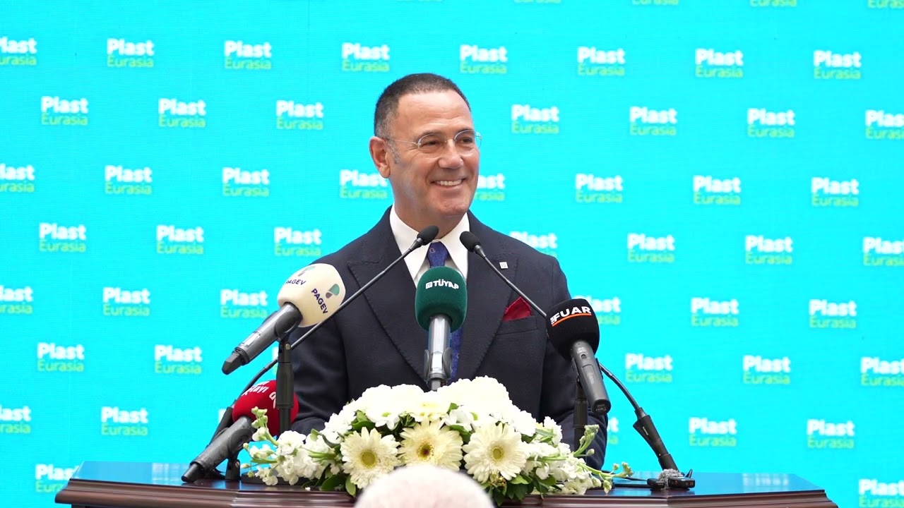 Tüyap Genel Müdürü İlhan Ersözlü, 34. PlastEurasia Fuar Açılışında Konuştu