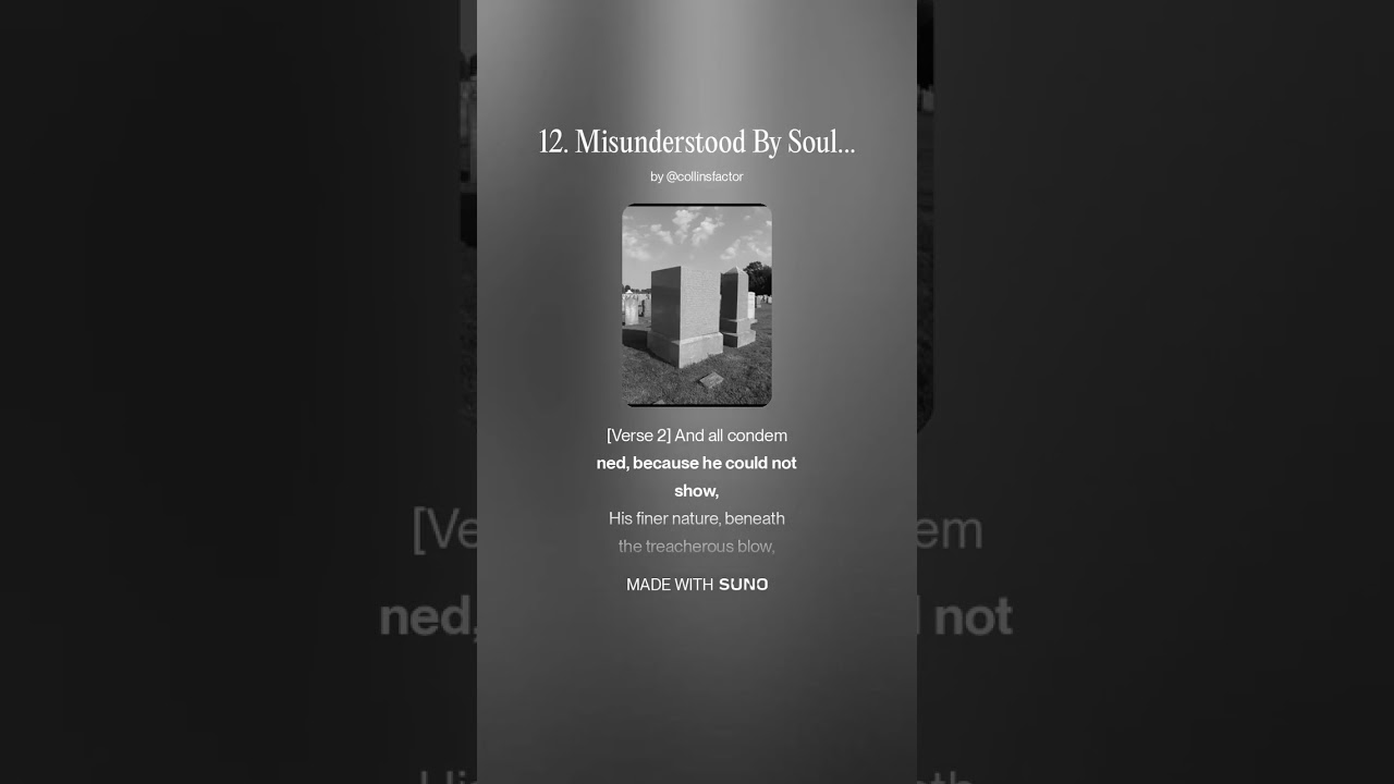 Misunderstood By Souls of Lesser Fire