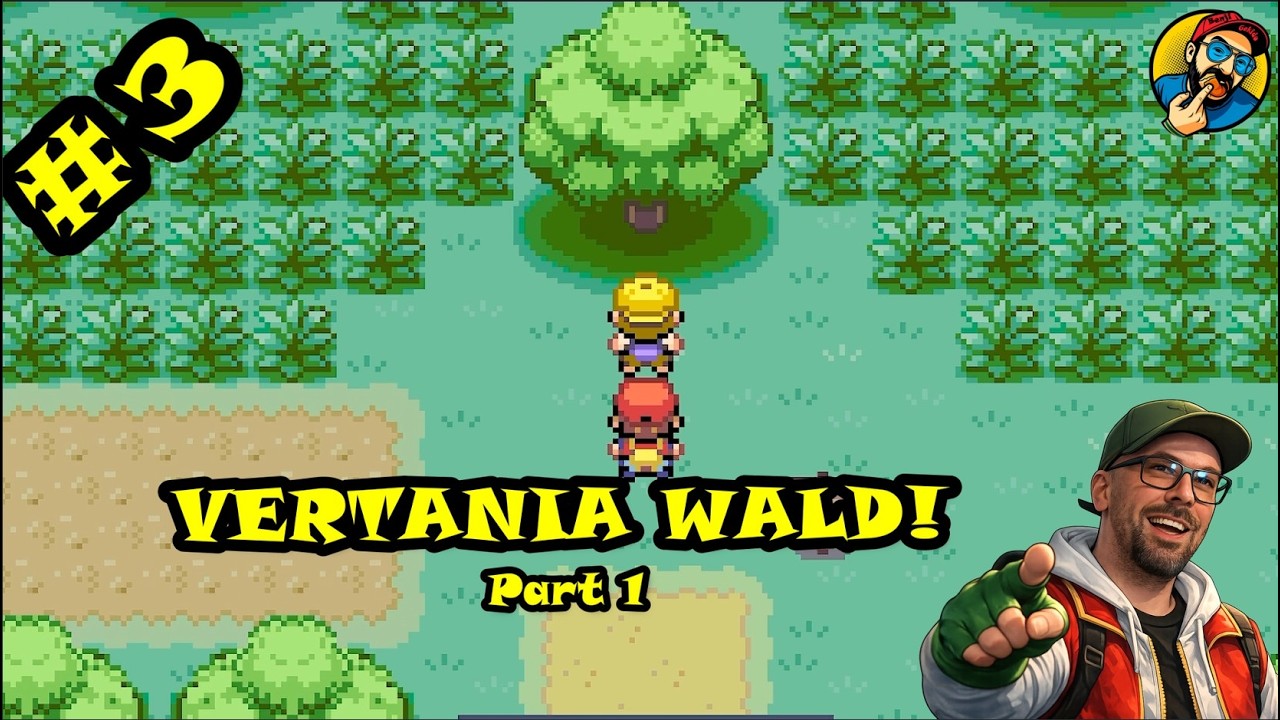 Pokémon Feuerrot 🔥 #3 – Mein erster Besuch im Vertania Wald! 🌲