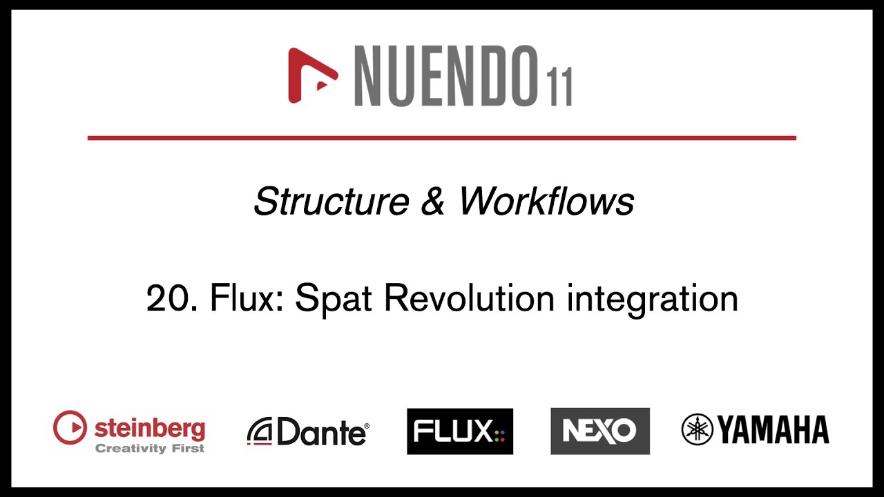 20: Nuendo 11 | Spat Revolution integration