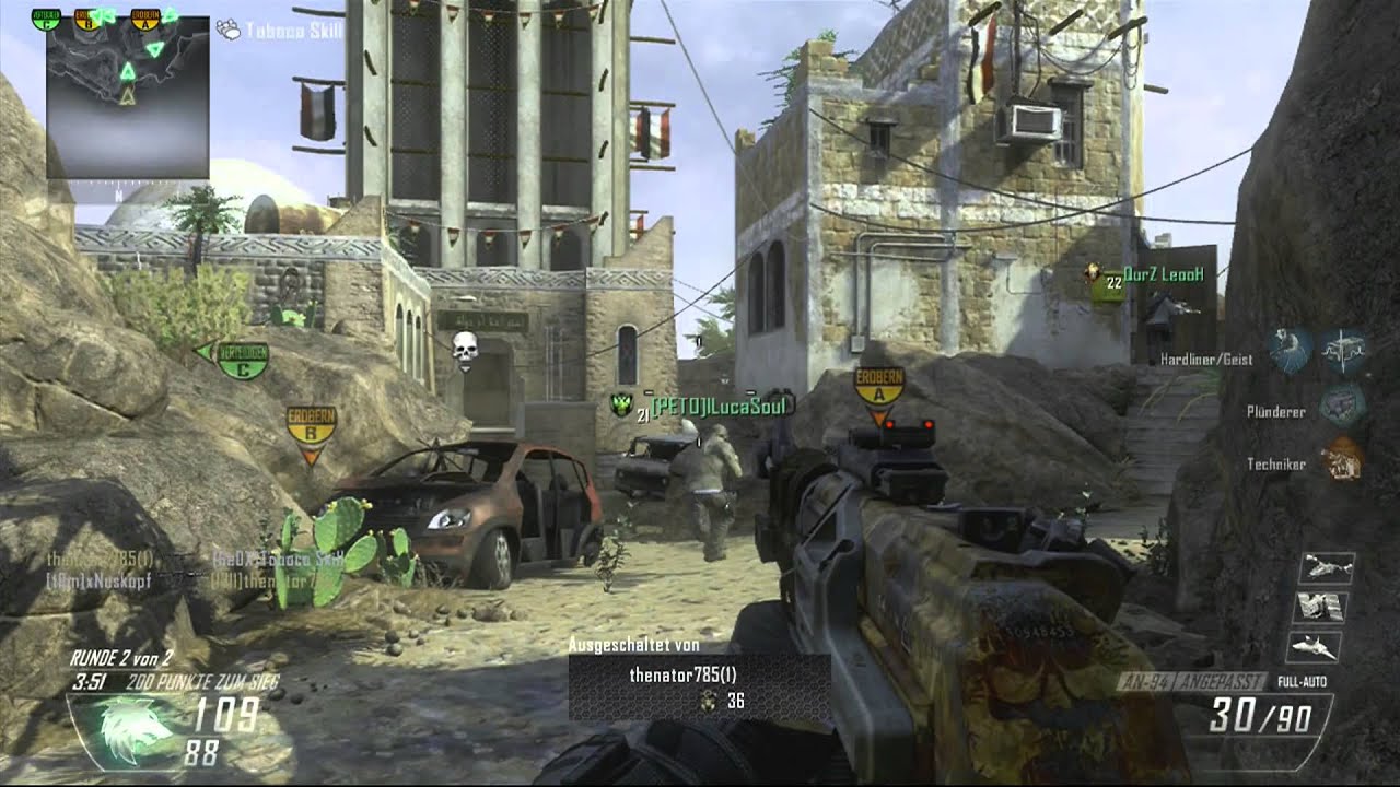 COD Black Ops 2 - Gameplay with Top 3 WWE Theme songs