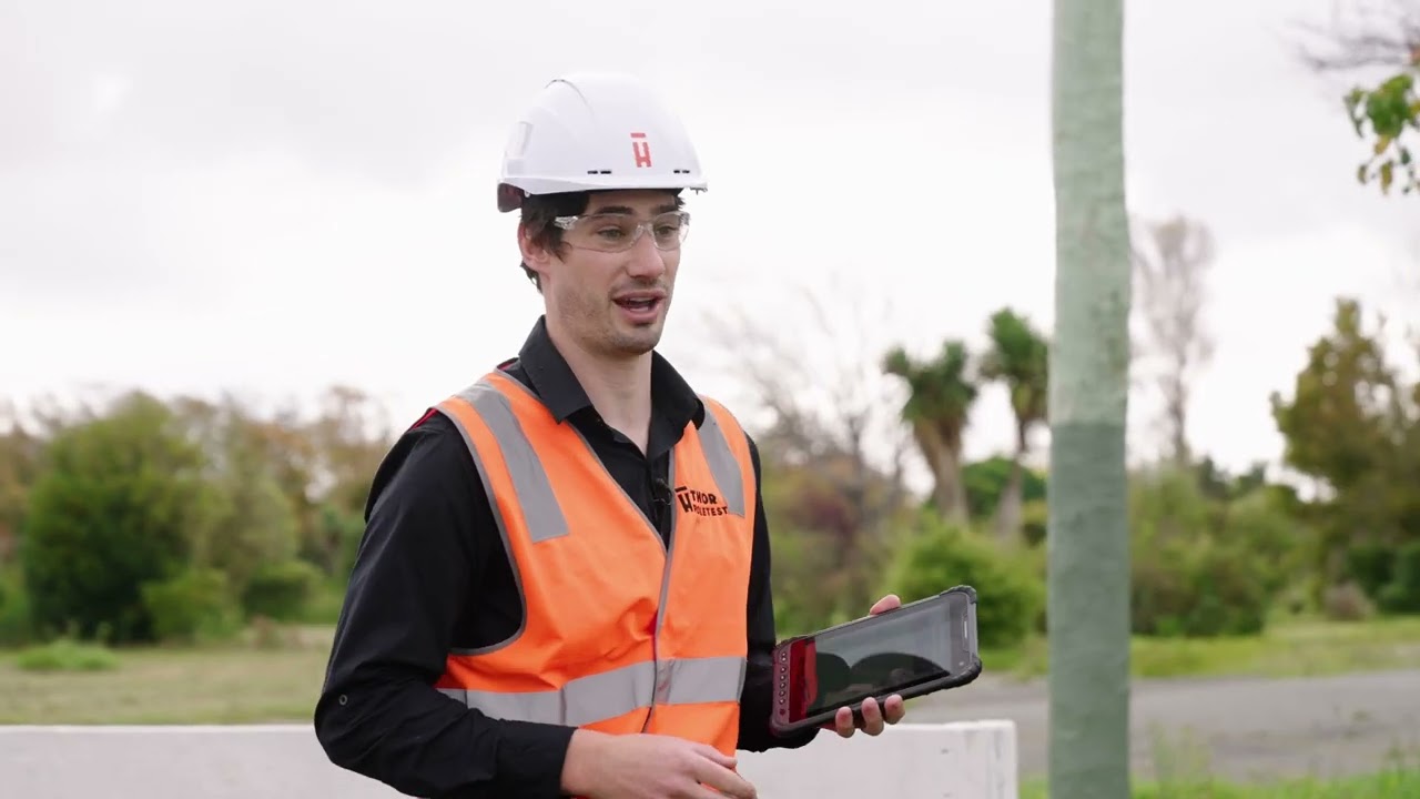 Timber Pole testing in under 60-seconds with the Thor Poletest™ - TH320 PRO