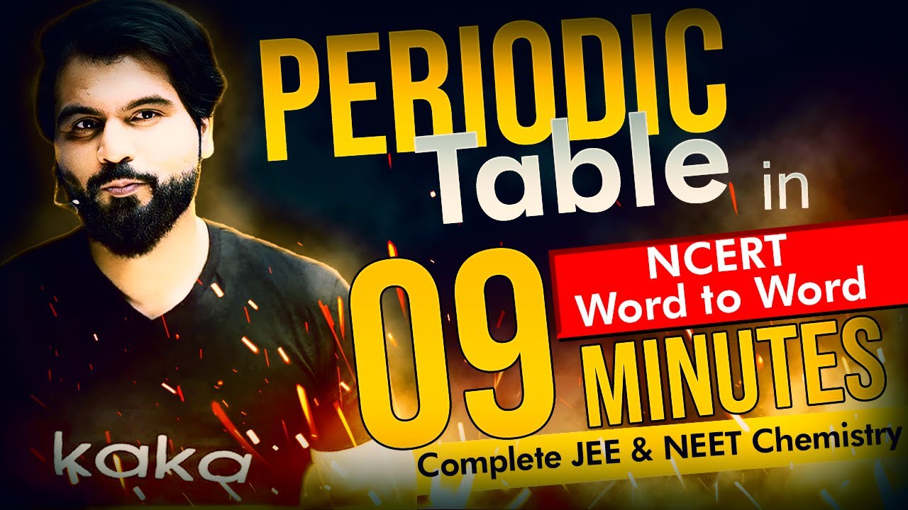 Periodic Table in 09 Minutes || Complete #jee & #neet Chemistry in 5 minutes by ABK SIR