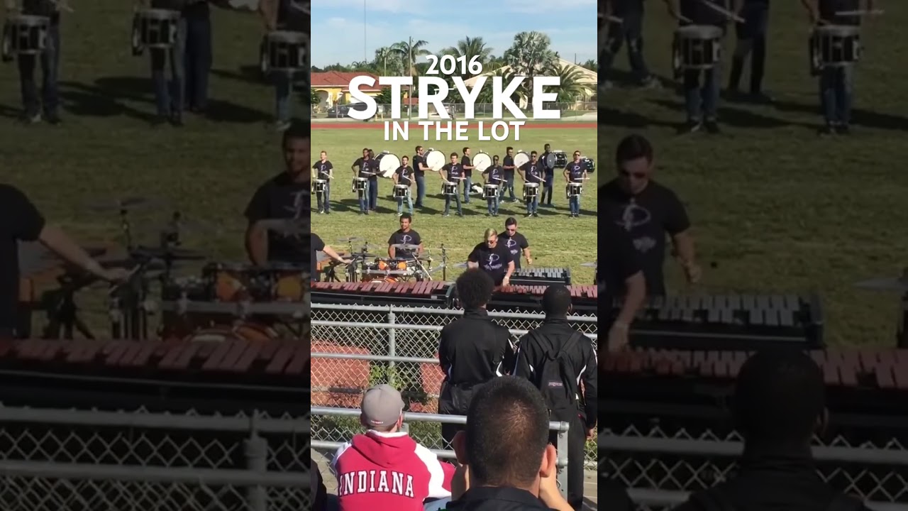 2016 Stryke World Percussion - In The Lot | WGI Miami #wgi #drumline #dci2025  #band #inthelot