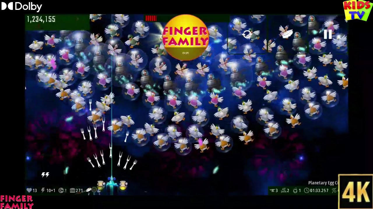 Chicken Invaders Universe Kids TV Random #64: Play Mission #183 | By Finger Family