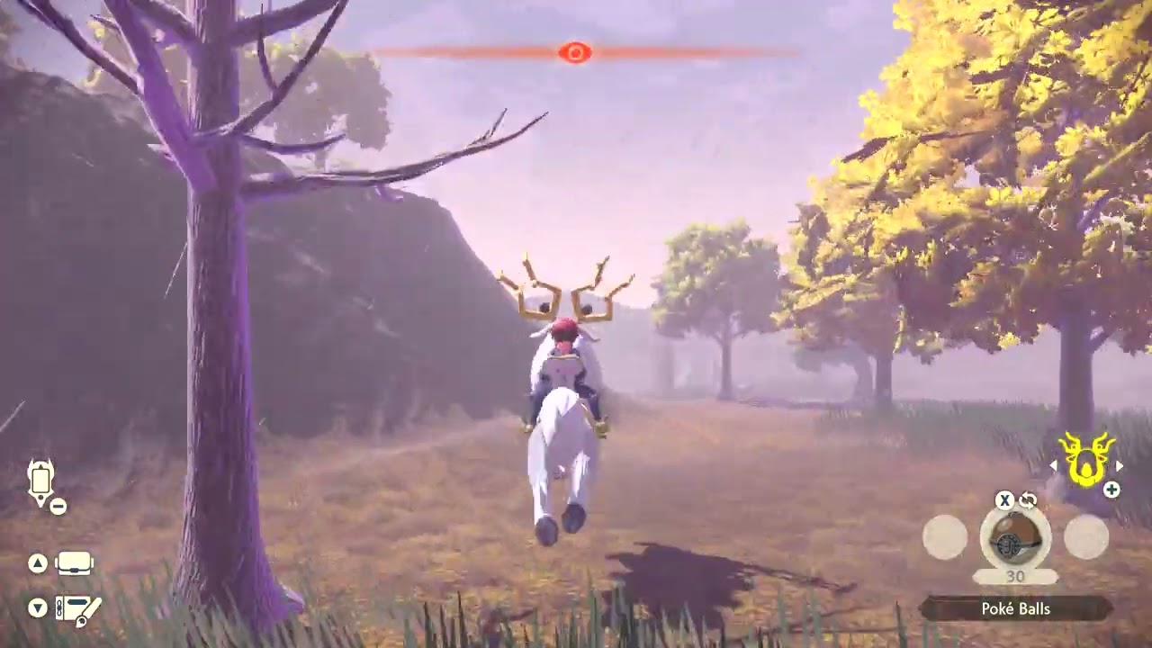 Pok&eacute;mon Legends: Arceus - Ride On Ursaluna And Follow The Blue Signals To Sniff Out Arezu.
