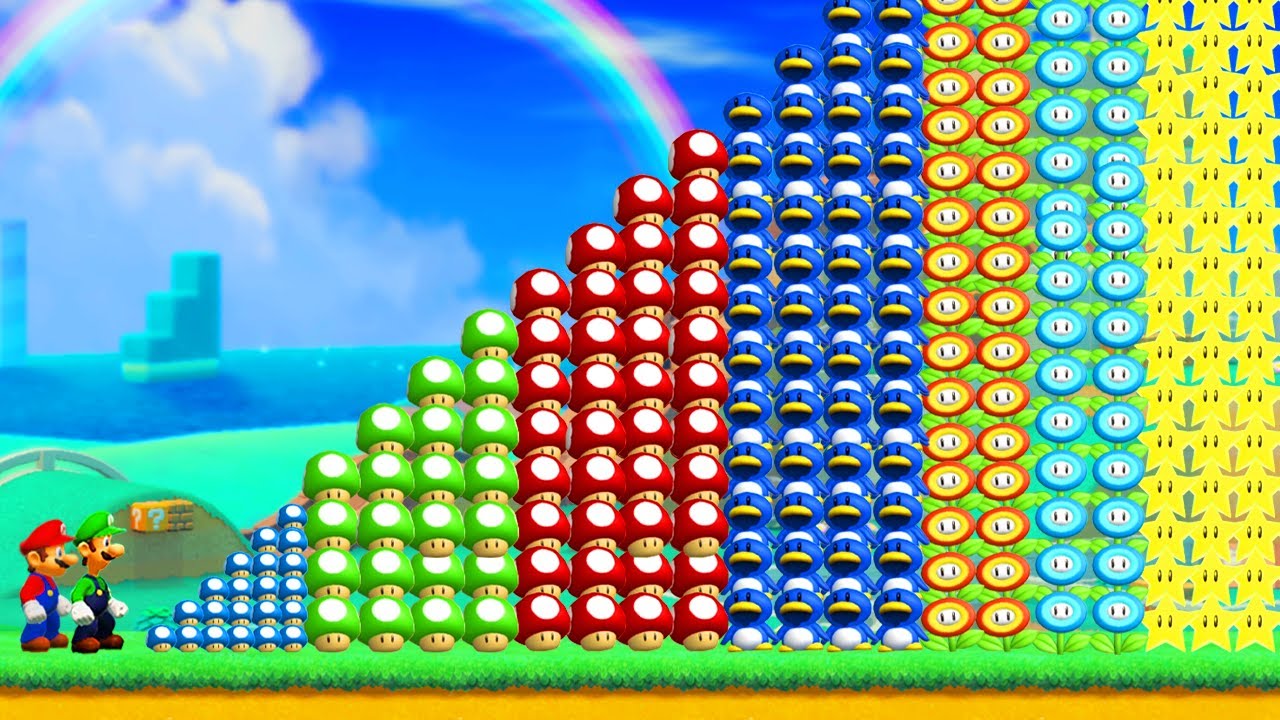 Can Mario collect 999 Power-Ups? Mario Maker 2 Endless Mode