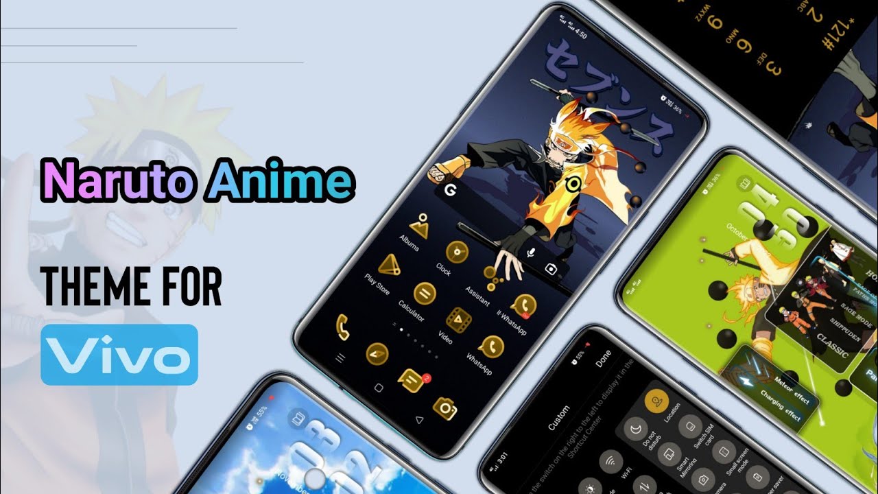 Naruto Anime Theme For Vivo All Devices | Vivo Theme | #vivotheme  #themeforyou #naruto #narutoanime