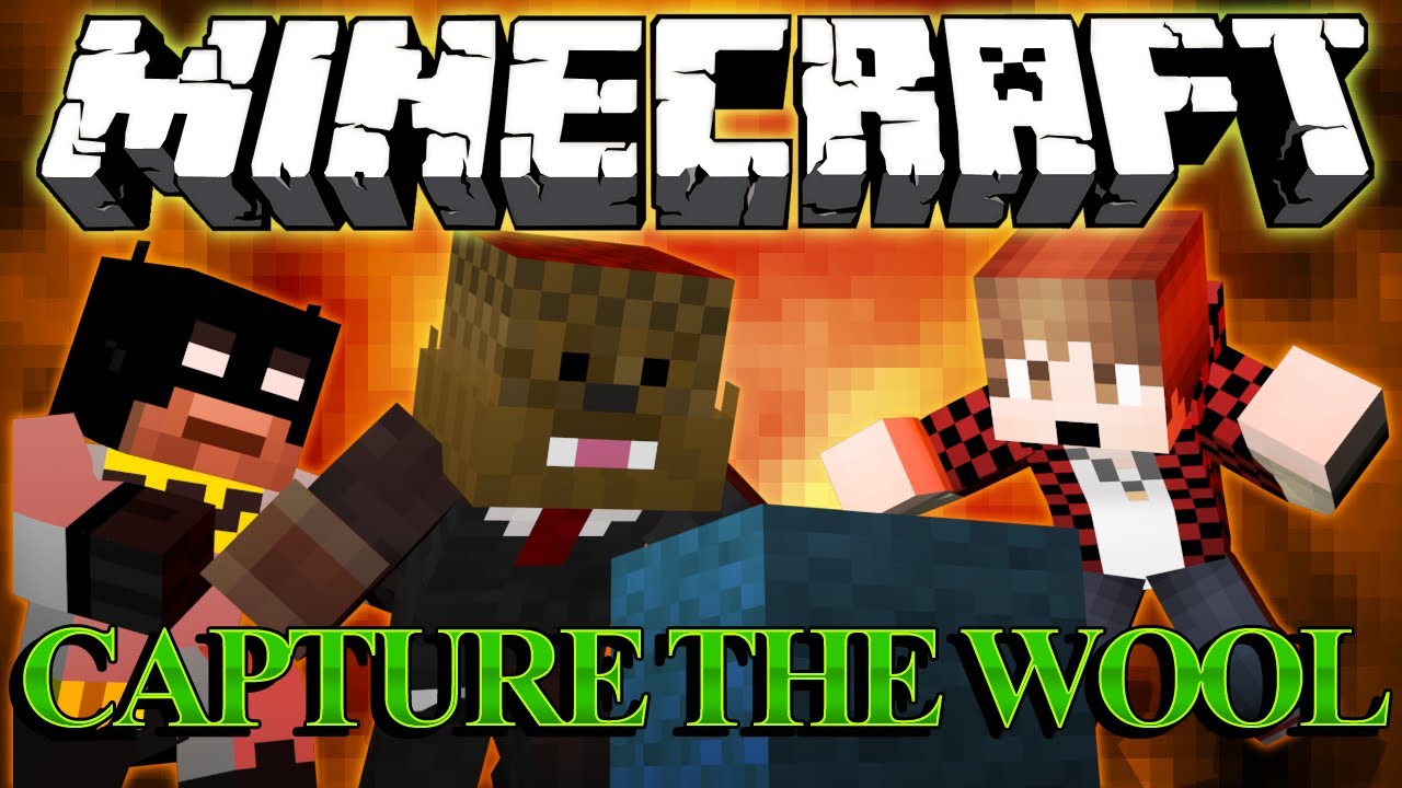 ABSOLUTELY RIDICULOUS Minecraft Capture The Wool Mod w/ BajanCanadian and xRPMx13 | JeromeASF